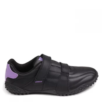 Lonsdale Fulham Ladies Trainers - Black/Lavender