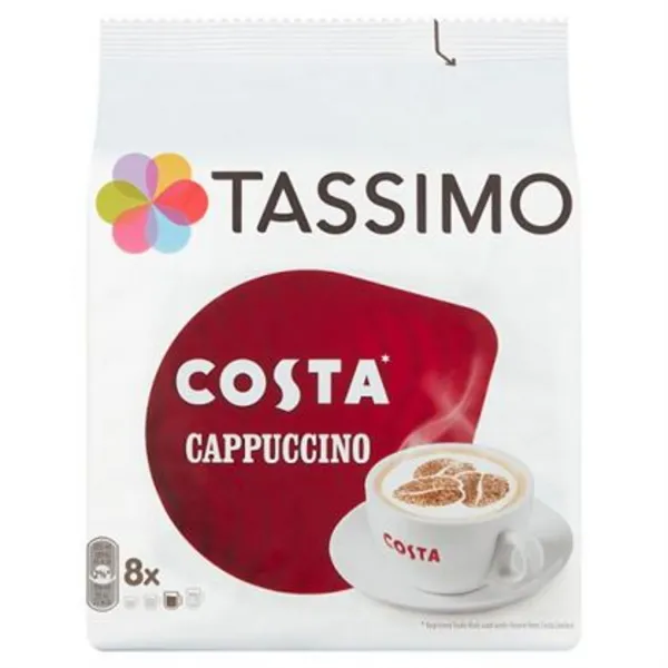 Tassimo Costa Cappuccino Coffee 80 Pods