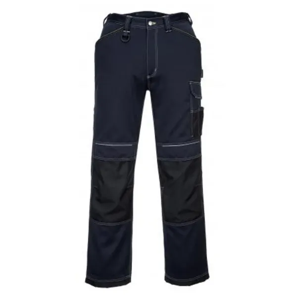 Portwest PW3 Mens Urban Work Trousers T601NBR38 Colour: Navy / Black