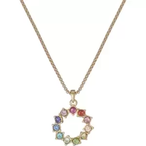 Ted Baker Cresar Crystal Hoop Pendant Necklace