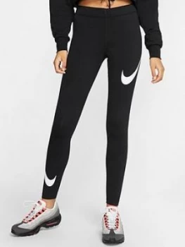 Nike Nsw Leg-A-See Swoosh Legging - Black