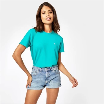 Jack Wills Endmoor Boyfriend T-Shirt - Light Teal