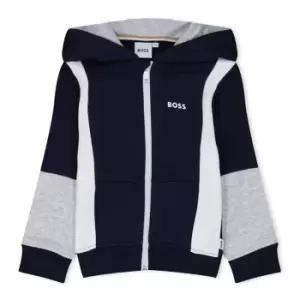 Boss Boss Logo Zip Hoodie Infants - Blue