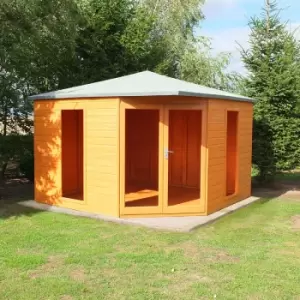 Shire - Larkspur 10' x 10' Double Door with Two Fixed Windows Summerhouse