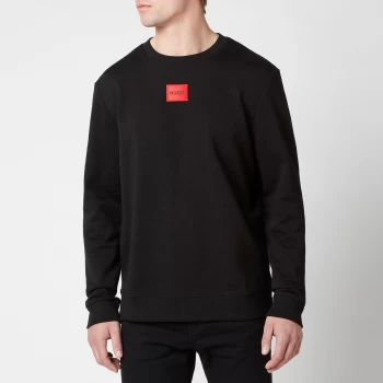 Hugo Boss Duragol Red Patch Logo Sweatshirt Black Size XL Men