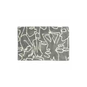 Furn Everybody Bath Mat (One Size) (Grey/Ivory) - Grey/Ivory