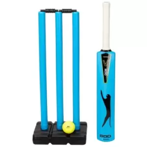 Slazenger V800 Bat Ball and Wicket Set - Blue