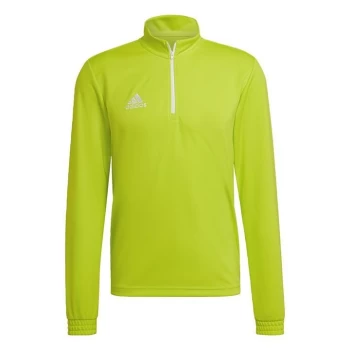 adidas Entrada 22 Training Top Mens - Team Semi Sol Yellow