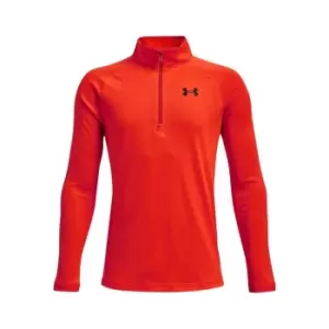 Under Armour Tech 2.0 Half Zip Top Junior Boys - Orange