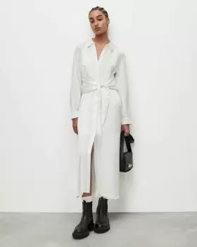 AllSaints Clanetta Midi Shirt Dress