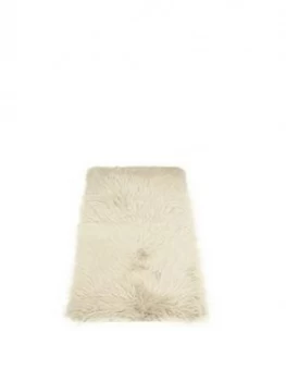 Faux Mongolian Fur Rug