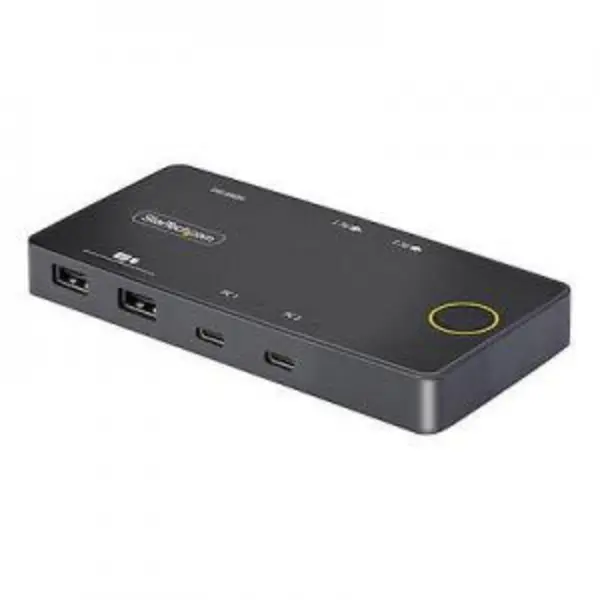 StarTech.com 2-Port USB-C KVM Switch with Passthrough Power Delivery EXR8ST10399241