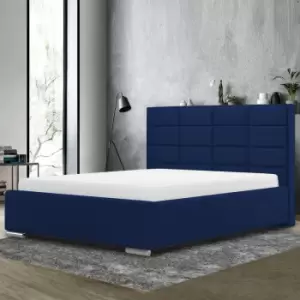 Envisage Trade - Tuanso Upholstered Beds - Plush Velvet, King Size Frame, Blue - Blue