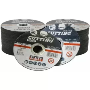 Cutting Disc Pack of 100 115 x 1.2mm 22mm Bore PTC/115CET100 - Sealey