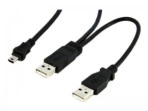 StarTech.com USB Y Cable for External Hard Drive 0.9m