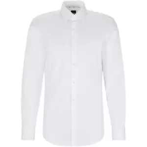 Boss Hank Kent Long Sleeve Shirt - White