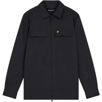 Lyle and Scott Nylon Overshirt - Blue