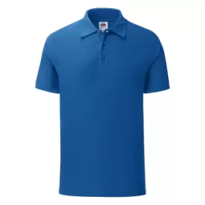 Fruit Of The Loom Mens Iconic Pique Polo Shirt (XL) (Royal Blue)