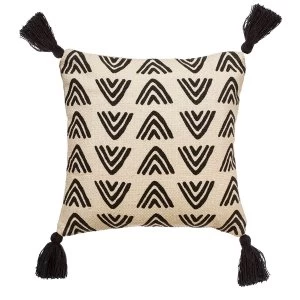 Sass & Belle Triangles Block Print Cushion