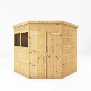 Mercia 7ft x 7ft Premium Shiplap Corner Shed