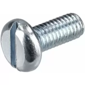 R-tech - 337025 Slotted Pan Head Machine Screws bzp M5 12mm - Pack Of 100