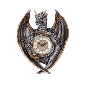 Steampunk Dracus Horologium Dragon Wall Clock