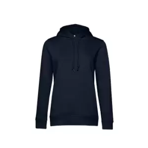 B&C Womens/Ladies Organic Hoodie (XXL) (Navy)