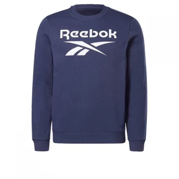 Reebok Identity Fleece Crew Sweatshirt Mens - Vector Navy