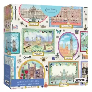 Gibsons London Gallery 1000 Piece Jigsaw Puzzle