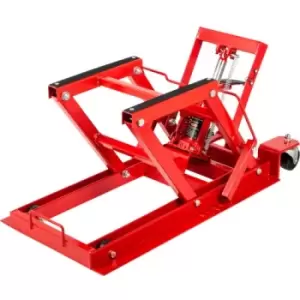 Vevor Motorcycle Jack Motorcycle Scissor Jack 1,500lbs Motorcycle Lift Table Red