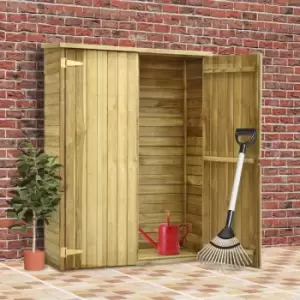 Vidaxl - Garden Tool Shed Impregnated Pinewood 123x50x171cm - Brown