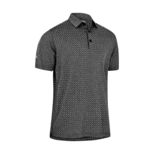 Callaway Mens Micro-Dot Soft Touch Polo Shirt (M) (Black Heather)