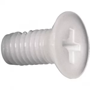 Toolcraft Phillips Countersunk Screw DIN 965 Polyamide M6 x 40mm P...