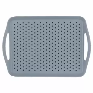 5Five Anti Slip Rectangular Tray - Grey