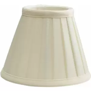 Loops - Clip Shades Small Pleated Ivory Candle Shade Ivory