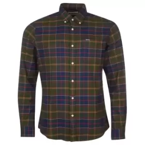 Barbour Mens Kyeloch Tailored Shirt Classic Tartan Large