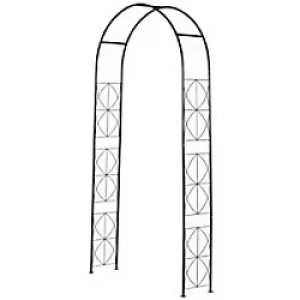 OutSunny Garden Arch 844-281 Black 2300 x 1140 x 300 mm