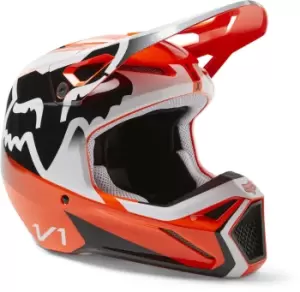 FOX V1 Leed Motocross Helmet, orange, Size 2XL, orange, Size 2XL