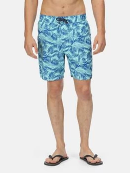 Regatta Hamza Swim Shorts - Green, Size L, Men