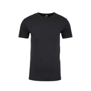 Next Level Adults Unisex Suede Feel Crew Neck T-Shirt (XXL) (Heather Charcoal)