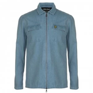 Lyle and Scott Lyle Denim Overshirt Mens - Z365 LIGHT Blue