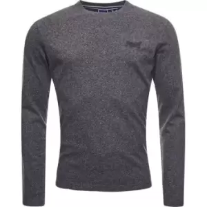 Superdry Long Sleeve Basic T Shirt - Grey