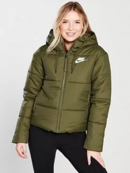 Nike Sportswear Padded Jacket Olive Olive Size S Women