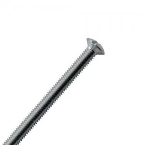 Zexum M3.5 X 25mm Nickel Plated Electrical Plug Socket Screws - 50 Pack