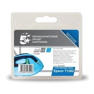 5 Star Office Epson Apple T1292 Cyan Ink Cartridge