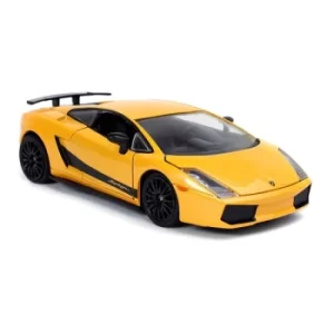 FAST & FURIOUS Hollywood Rides Lamborghini Gallardo Superleggera Sports Car Die-cast Vehicle, 8 Years or Above, Scale...