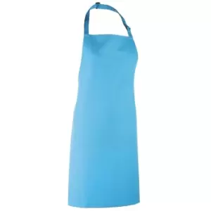 Premier Colours Bib Apron / Workwear (Pack of 2) (One Size) (Turquoise)