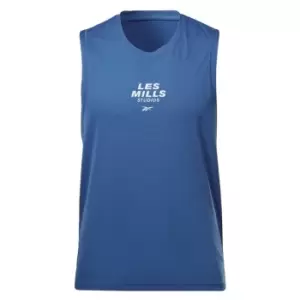 Reebok Les Mills Speed Tank Top Mens - Blue