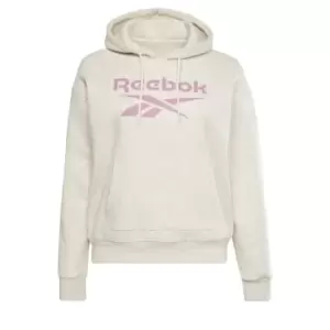 Reebok Identity Logo Fleece Hoodie (Plus Size) Wom - Classic White Mel