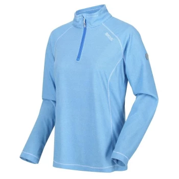 Regatta Womens Montes Half Zip Fleece - SonicBlu/Wht